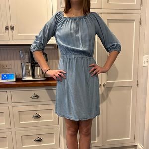 Splendid Denim off the shoulder dress